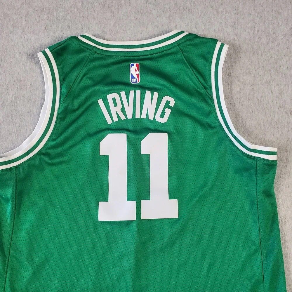 Nike Boston Celtics Kyrie Irving 11 Jersey Kids Large Green Dri-FIT Swingman